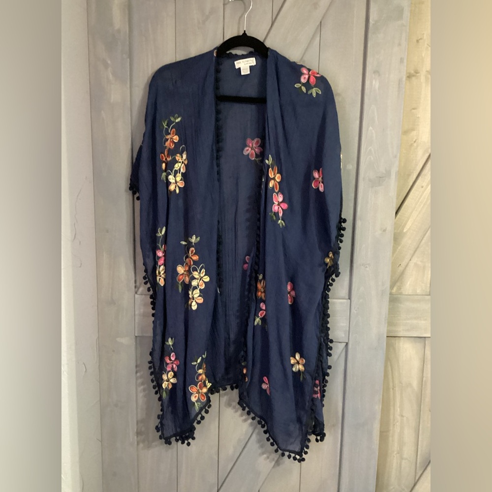 Subtle Luxury Navy Blue "Pool to Party" Cover Up